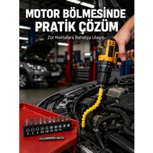 Nevamel® 12 Parça Vidalama Uç Seti Akrobat Tasarım Dayanıklı Metal Yeni Nesil