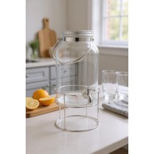 Bambum Crystal - Metal Standlı Cam Sebil 6l