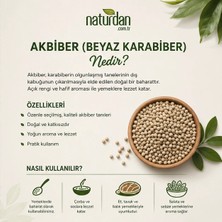 Naturdan Akbiber Beyaz Karabiber - 2 kg