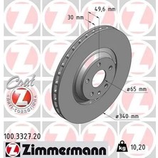 Zimmermann Fren Diski Ön Ccza Bwe Cesa Cfgb (Adet FİYATIDIR)(DF6041S) Vw Tt Tt Roadster  2008&GT;