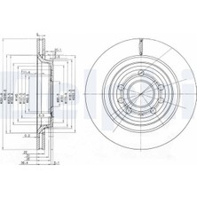 Delphi Fren Diski Vectra C 292MM Havalı Arka Opel