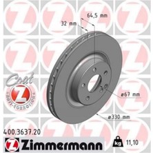 Zimmermann Fren Diski Ön Adet Fiyattır Mercedes  Cls 219 E W211 2004-2010