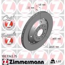 Zimmermann Disk Arka Sol Bcy Brv (Adet Fiyatıdır) Audı A6 Rs6 2002&GT;