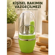 Nevamel® Yeşil Manikür Pedikür Bakım Seti Çok Amaçlı Kişisel Bakım Kiti