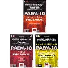 Yargı Yayınevi 2026 Komiser Yardımcılığı ve Rütbe Terfi Sınavlarına Hazırlık Paem 3 Lü Soru Bankası Seti