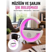Nevamel® Yeni Nesil Bluetooth Hoparlör Speaker 5.0 Taşınabilir G Şeklinde Powerbankli Yeni Nesil