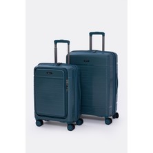 Torry Premium Series Pp 2'li Valiz Seti Orta + Kabin Boy
