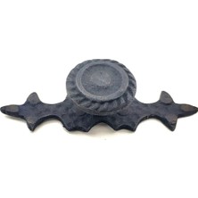 Cntma Antika Tarz Dekoratif Pirinç Çizgili Düğme - 25X80 Mm, Oksit