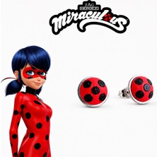 3D Deniz Studio Mucize Uğur Böceği Ladybug Küpe Mucizesi 3D Baskı