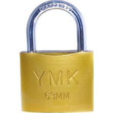 Yuma Ymk Eko Sarı Boyalı Kısa Kancalı Asma Kilit 50MM