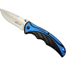 Mtech Handsome 454 Mavi Kamp Çakı 20CM - Yarı Otomatik, Kemerlikli