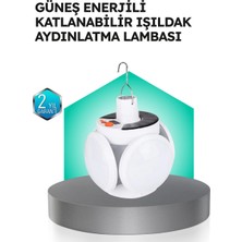 Esranın Dünyası Pratik Katlanabilir Solar LED Aydınlatma Lambası