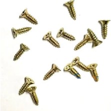 Cntma Klips, Menteşe, Ayak, Ağaç, Sunta Vidası 2,2x7,5mm - Sarı 100 Adet