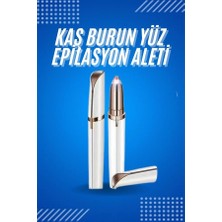 Esranın Dünyası Tüy Kıl Alma Kaş Bıyık Unisex Yüz Bakım Epilasyon Aleti Pilli