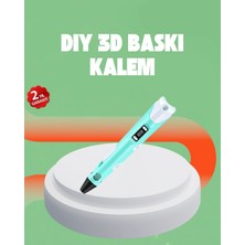 Esranın Dünyası Üç Boyutlu 3D Yazıcı Kalem Abs ve Pla Uyumlu