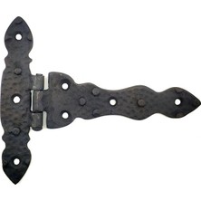 Cntma Antika Tarz Dekoratif Pirinç Kuyruklu Düğmeli Menteşe No2 - 138X167 Mm, Oksit