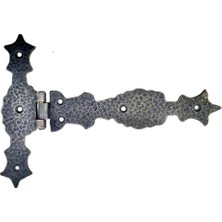 Cntma Antika Tarz Dekoratif Pirinç Kuyruklu Zambak Menteşe - 175X248 Mm, Oksit