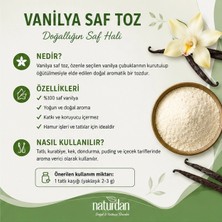 Naturdan Vanilya Toz Saf - 2 kg