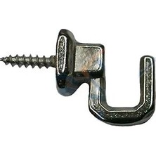 Cntma Vidalı Kanca, Askı Küçük - 15X18MM, Nikel - 1 Adet