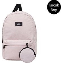 Vans Old Skool Mını Backpack Sırt Çantası-En: 21 Cm, Boy: 32 Cm, Derinlik: 13 cm VN000Q9AH8H1 Pembe