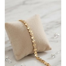 Xuping Vip 14K Petek Model Zirkon Taş Bileklik
