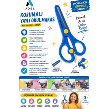 Marka Adel Korumalı Yaylı Okul Makası 401 2145 821-Mavi