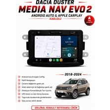 Dacia Duster Orijinal Media Nav Evo 2 Multimedya Navigasyon Carplay / Android Auto Özellikli