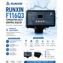 Runxın F116Q3 Yumuşatma Valfi 1" Inç Timer Volümetrik