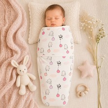 Nilmera Bebek Kundak | %100 Pamuk Organik Bebek Uyku Tulumu 0-3 Ay – Alt Fermuar ile Kolay Bez Değişimi