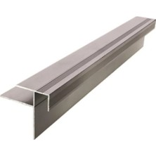 Global 8 MM ALÜMİNYUM LAMİNANT PARKE BURUN PROFİLİ GRİ