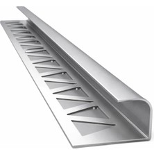 Global 14 MM ALM. MAT GRİ SERAMİK KÖŞE PROFİLİ (5 adet)