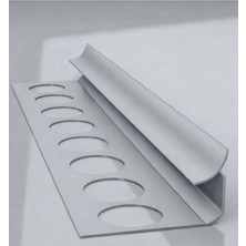 Global 12 MM ALM.MAT GRİ SERAMİK İÇ KÖŞE PROFİLİ