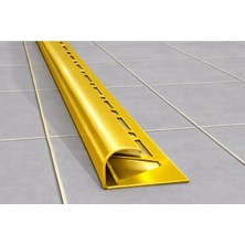 Global 10 MM ALM. SERAMİK DIŞ KÖŞE PROFİLİ SARI PARLAK 2.7m Boy