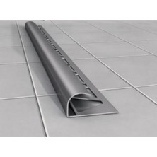Global 10 MM ALM. SERAMİK DIŞ KÖŞE PROFİLİ MAT GRİ 2.7m Boy