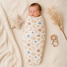 Nilmera Organik Bebek Uyku Tulumu | %100 Pamuk Fermuarlı Kundak 0-3 Ay – Kolay Bez Değişimi İçin Özel Tasarım