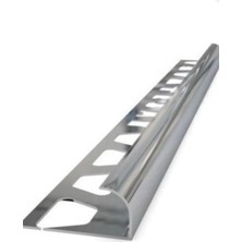 Global 10 MM 201 İNOX AYNA OVAL SERAMİK KÖŞE PROFİLİ (5 adet)