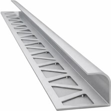 Global 10 MM ALM. MAT GRİ SERAMİK KÖŞE PROFİLİ