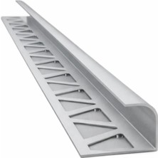 Global 12 MM ALM. MAT GRİ SERAMİK KÖŞE PROFİLİ