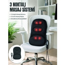Shopwave Titreşimli Masaj Koltuk Minderi Kademe Şiddet Ayarlı Isıtma Fonksiyonlu Masaj Pedi