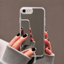 Ennar iPhone 6s Plus Uyumlu Aynalı Kılıf Mirror Glass Kamera Korumalı Gün Boyu Makyaj Kontrolü