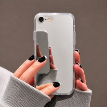 Ennar iPhone 8 Uyumlu Aynalı Kılıf Mirror Glass Kamera Korumalı Gün Boyu Makyaj Kontrolü