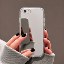 Ennar iPhone 6 Uyumlu Aynalı Kılıf Mirror Glass Kamera Korumalı Gün Boyu Makyaj Kontrolü
