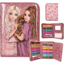 Topmodel 0413056 Büyük Kalemlik Dolu Çiçek Desenli
