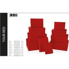 Gıpta BX0895 Your Red Dikdörtgen 10LU Kutu Set