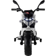 Nacario Mey Ithalat® 447 Motocross Akülü Motosiklet Beyaz Eğlenceli Tasarım ile Sınırsız Yaş Aralığı
