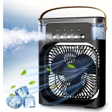 Grand Concept Store Yeni Işıklı Klima 600ML 5 Spreyli Vantilatör Buzlu Buharlı Mini Klima Mini Fan Buzlu Fan Glr