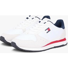 Tommy Jeans Erkek Eva Runner Leather Ayakkabı EM0EM016490GY Mavi