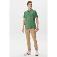 Nautica Beli Lastikli Jogger Fit Düz Paça Erkek Pantolon P35106T Bej