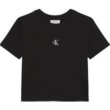 Calvin Klein Jeans Kadın Tişört LV047AB213 Siyah