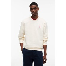 Tommy Jeans Erkek Sweatshirt DM0DM21921 Bej